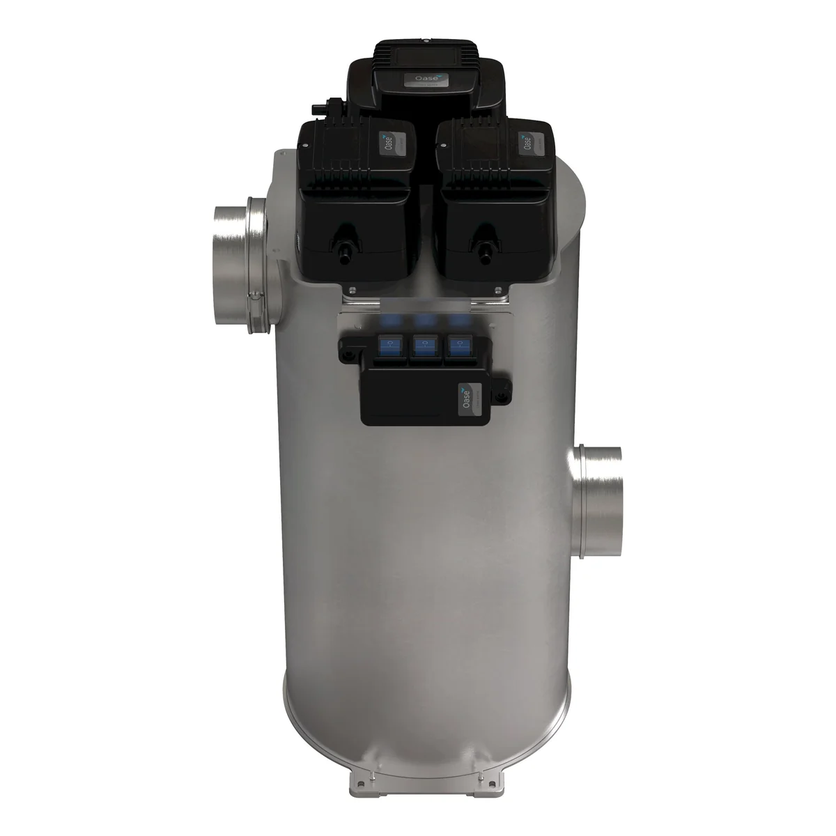 OASE Bitron Premium 180W UV-C-filter i rustfritt stål med tre lampehoder