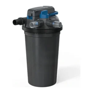 OASE FiltoClear 31000 trykkfilter til hagedam med lokk, håndtak og slangetilkoblinger