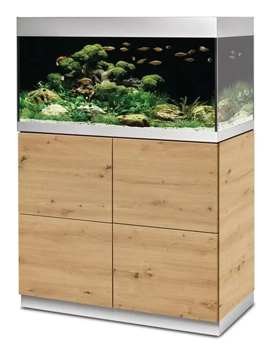 OASE HighLine 200 Wild Oak sett skrått fra siden med planteakvarium