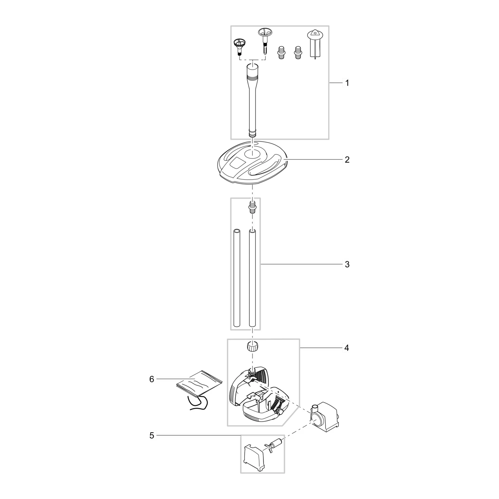Sprengskisse OASE IceFree 4 Seasons med delenummer synlig
