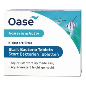 Esken til OASE KickstartFilter Start med tre bakterietabletter til akvarium