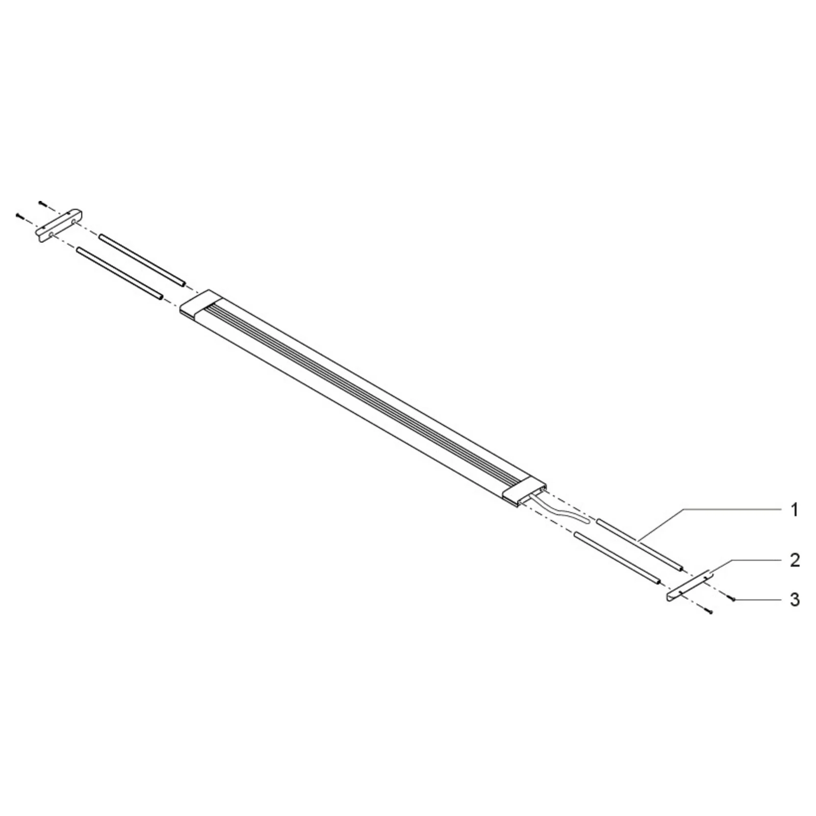 Sprengskisse OASE MotionControl LED med delenummer synlig