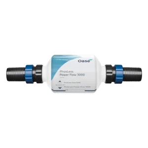 OASE PhosLess Power Flow 3000 fosfatpatron med slangetilkobling i begge ender