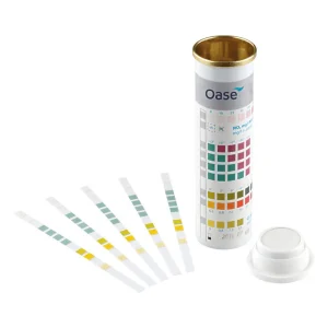 OASE AquaActiv QuickSticks 6in1 boks med teststrimler for damvann og fargeskala