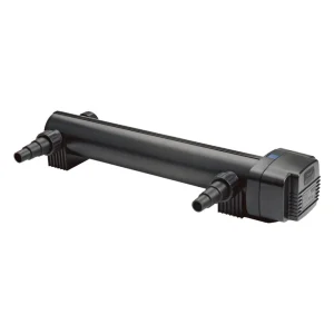 OASE Vitronic UV-filter med gjennomsiktige slangestusser, samme hus som Vitronic 24W