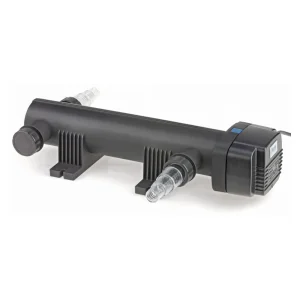 OASE Vitronic 36W UV-filter med gjennomsiktige slangestusser og kontrollvindu