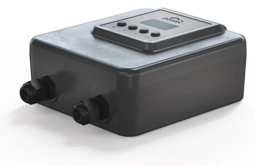 Kontrolleren til Pontec PondoMax Control med display og knapper